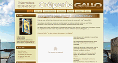 Desktop Screenshot of creperie-gallo.com