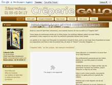 Tablet Screenshot of creperie-gallo.com